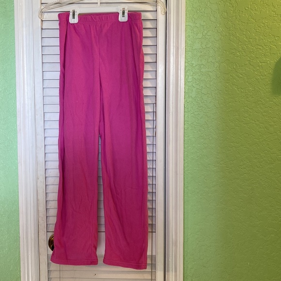Kids Girls Pink Soft Pajama Bottom Pants 10/12 - Picture 1 of 4